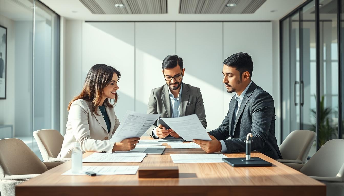 Business contract documents